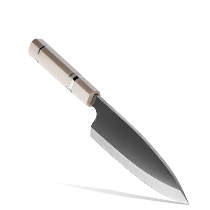 Chef knife - Terra Chef Knife with Faux Ivory Handle - Shokunin USA