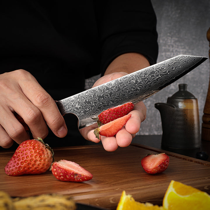 Chef knife - Infinity Japanese Pro Chef Knife Set with Exotic Sandal Wood & Resin Handle - Shokunin USA