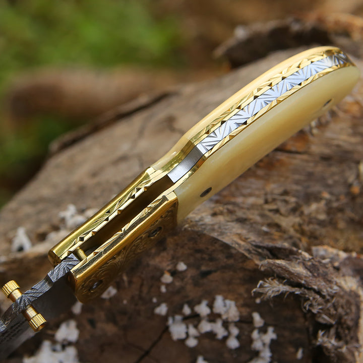 Pocket Knives - Marshal Gentleman's Folding Knife with Bone Handle - Shokunin USA