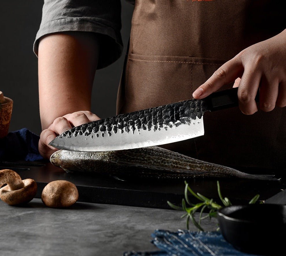 Chef Knife - RYUJIN Professional Japanese Chef Knives & Set with Rolling Sharper & Cutting Board - Shokunin USA
