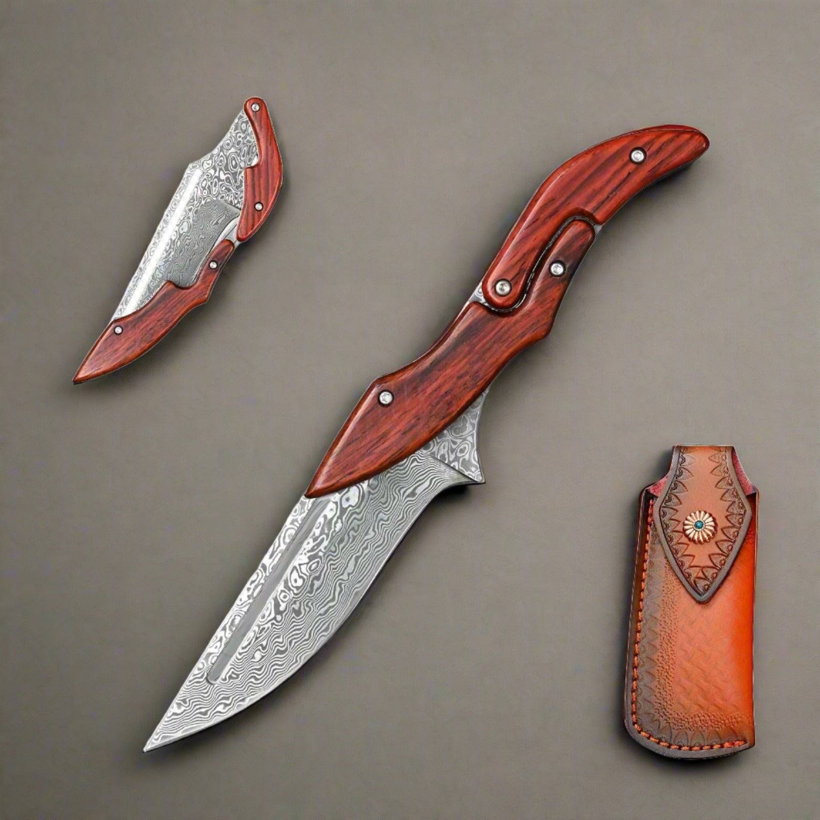 Elegant Damascus Pocket Knives for Everyday Carry
