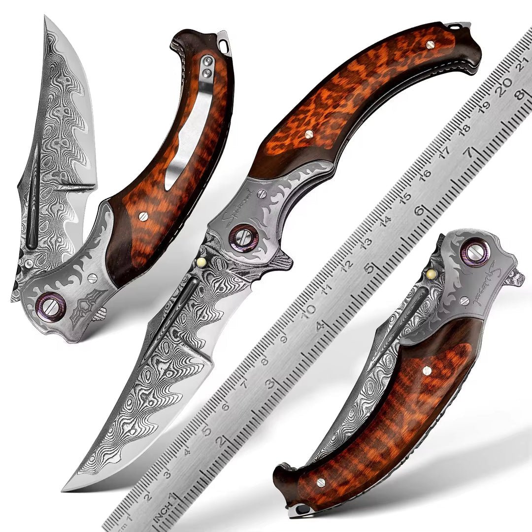 Elegant Damascus Pocket Knives for Everyday Use - Shokunin USA