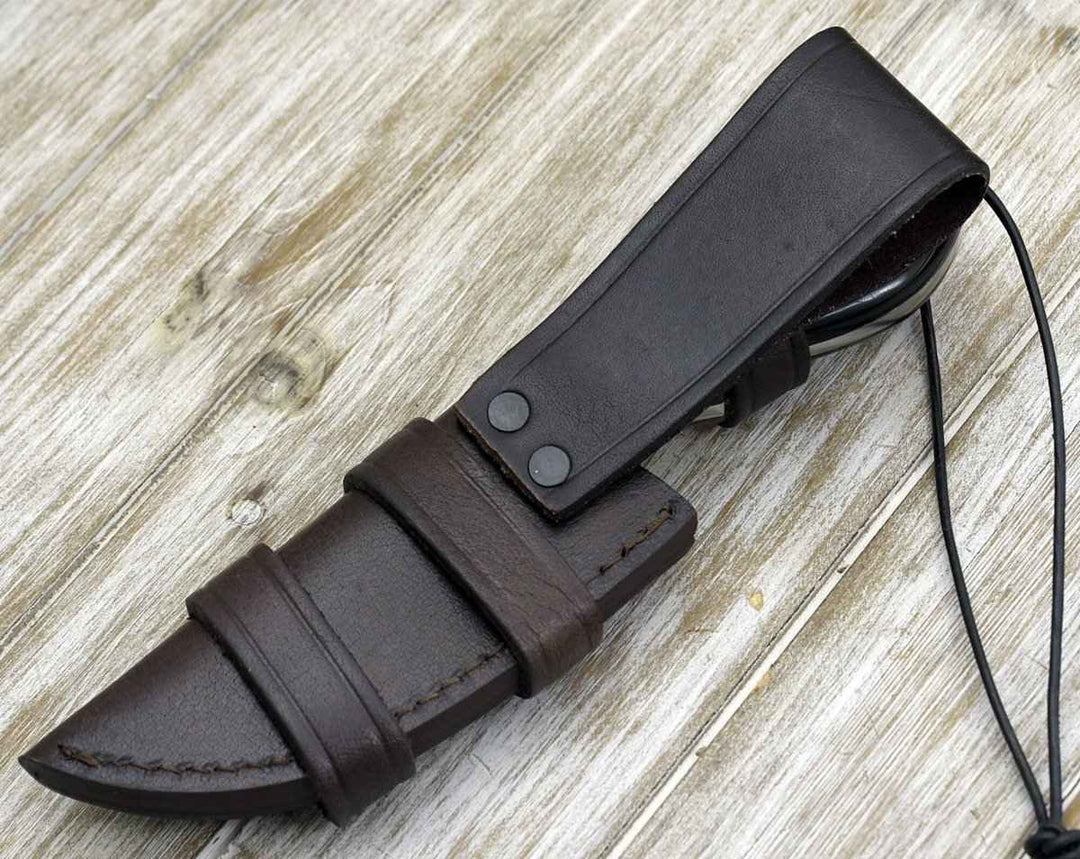 custom skinning knife with rosewood handle - Oathkeeper Deer Skinning Knife with Horn &amp; Rosewood Handle - Shokunin USA