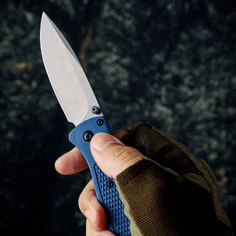 handmade d2 folding pocket knife - Trooper D2 Tool Steel Pocket Knives with Fiber Glass Handle - Shokunin USA