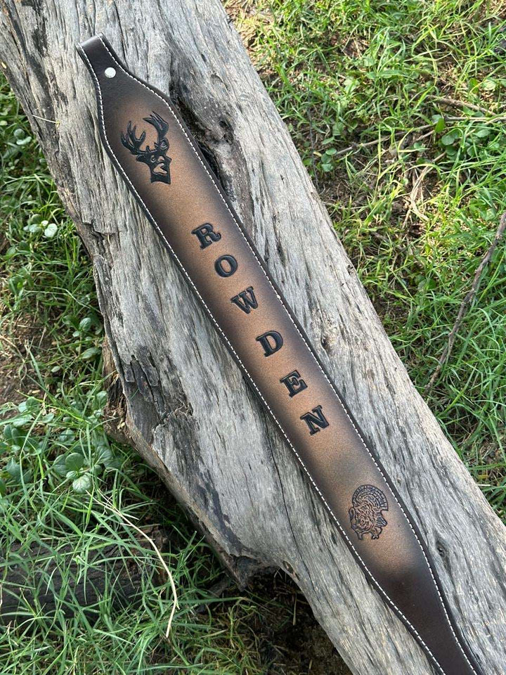 Custom Handmade Tooled Rifle Sling - Personalized - Shokunin USA