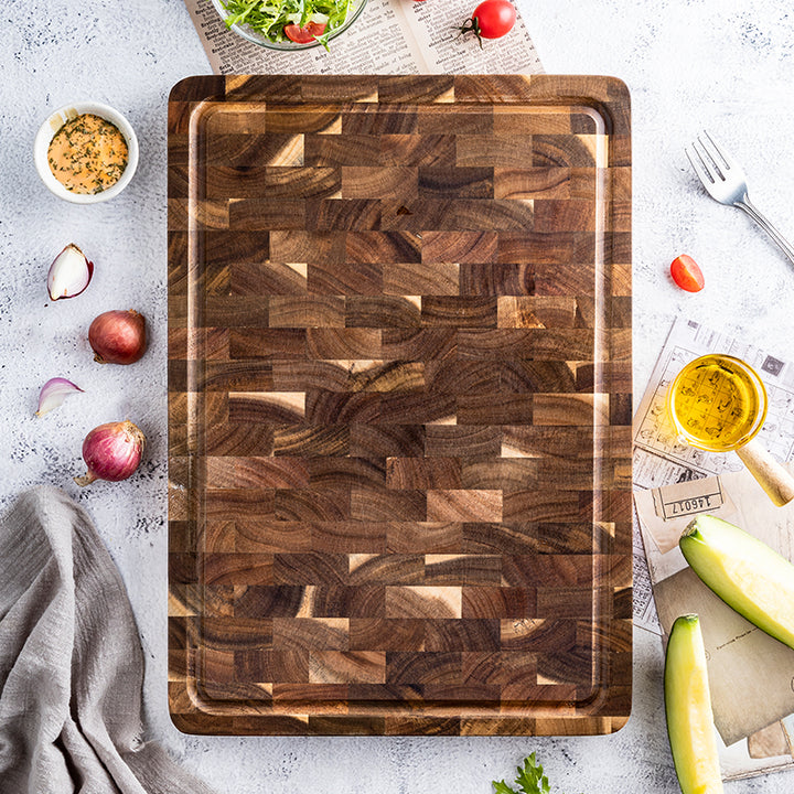 Cutting Board - Personalized Handmade Walnut Checkered Cutting Boad - Shokunin USA