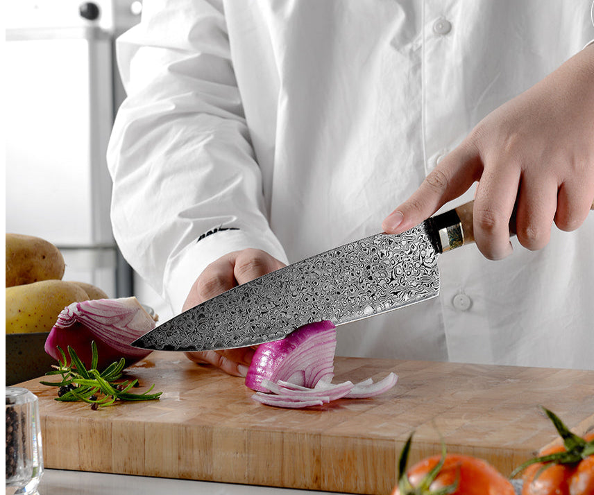 VG10 Damascus Steel Chef's Knives