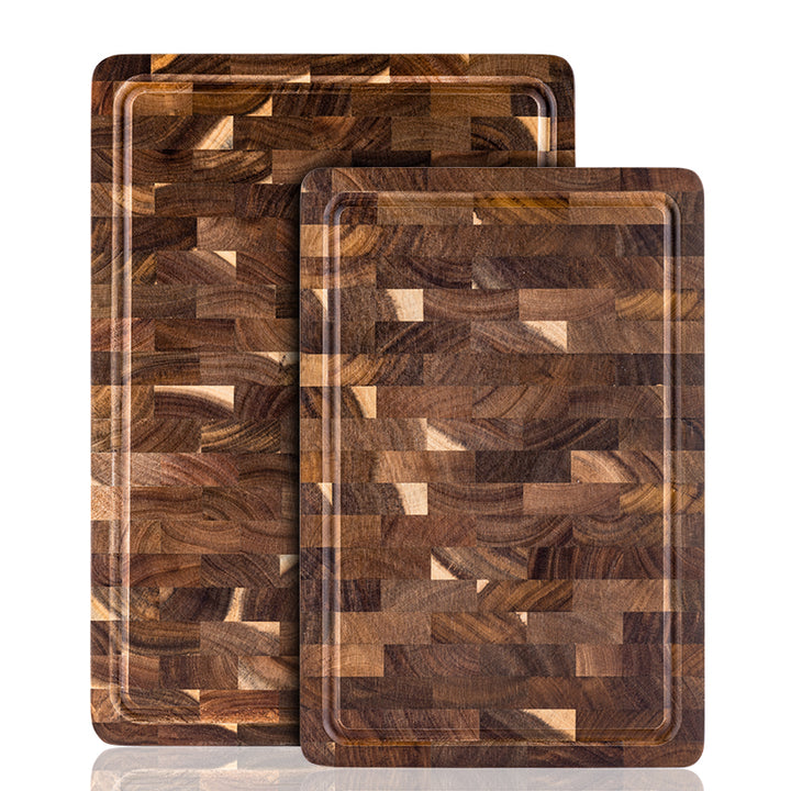 Cutting Board - Personalized Double-Sided Walnut End Grain Cutting Board - Shokunin USA