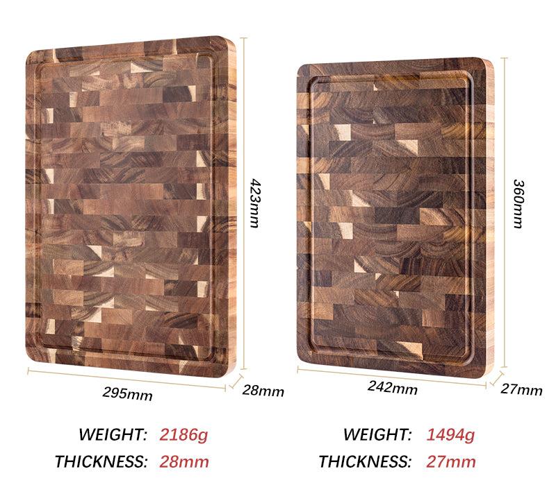 Cutting Board - Personalized Double-Sided Walnut End Grain Cutting Board - Shokunin USA