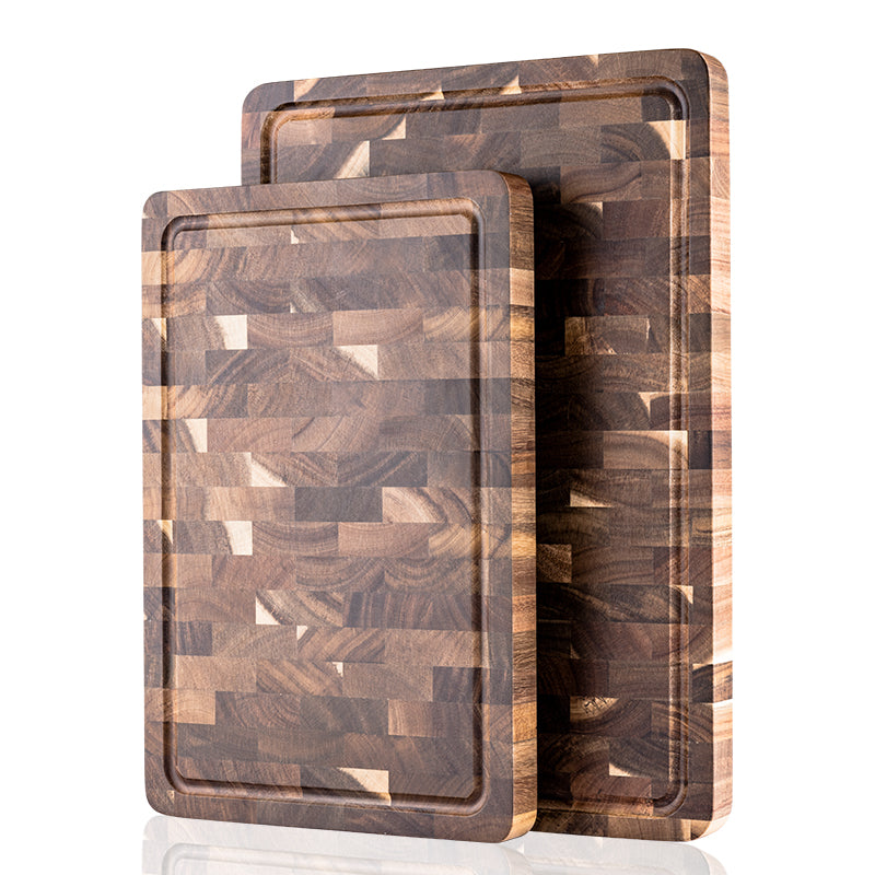 Cutting Board - Personalized Double-Sided Walnut End Grain Cutting Board - Shokunin USA