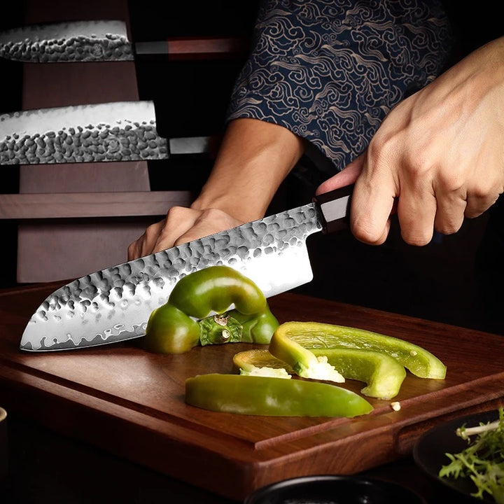 Chef Knife - RYUJIN Professional Japanese Chef Knives & Set with Rolling Sharper & Cutting Board - Shokunin USA