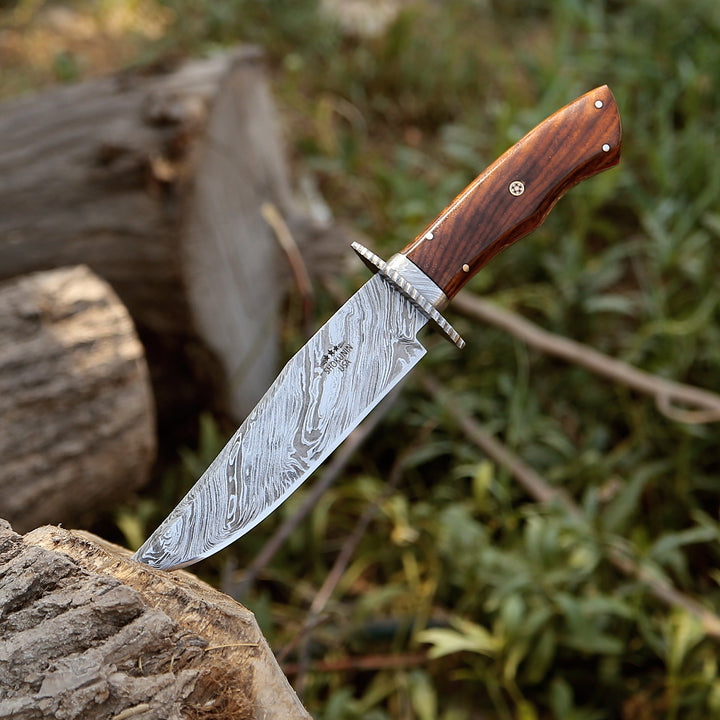 Hunting Knives Excelsior - Excelsior Hunting Knife with Exotic Rosewood Handle - Shokunin USA