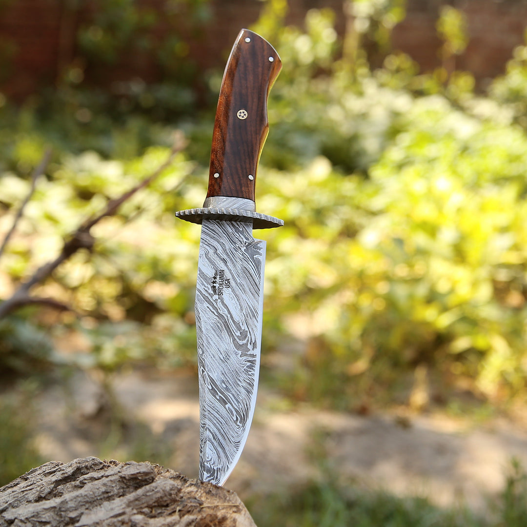 Knife Excelsior - Excelsior Hunting Knife with Exotic Rosewood Handle - Shokunin USA