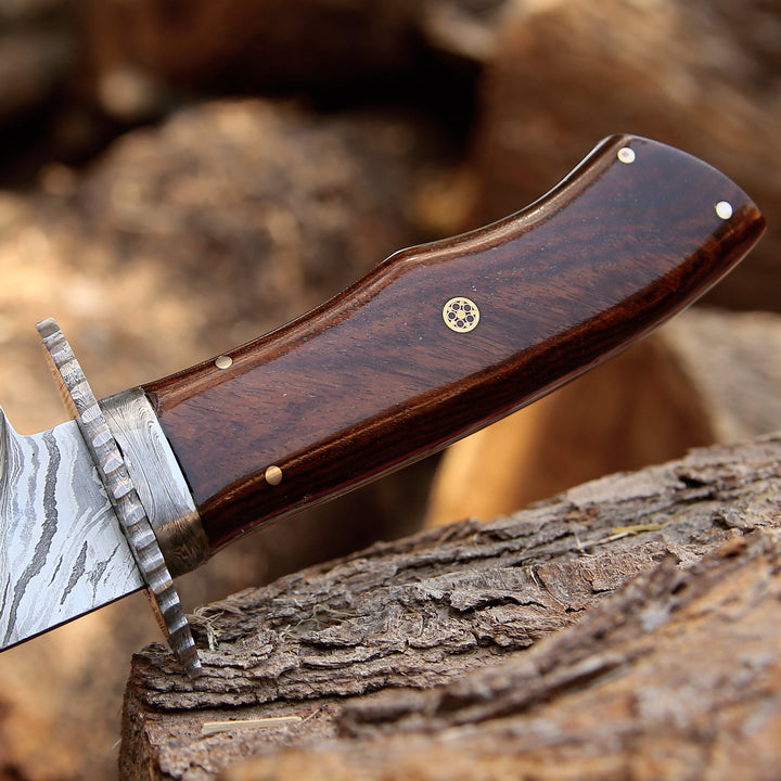 Excelsior Bowie Knives - Excelsior Hunting Knife with Exotic Rosewood Handle - Shokunin USA