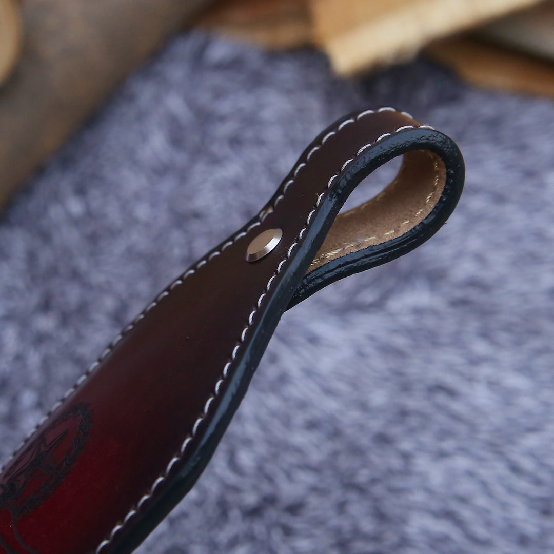 Handmade Tooled Custom Leather Sling - Personalized