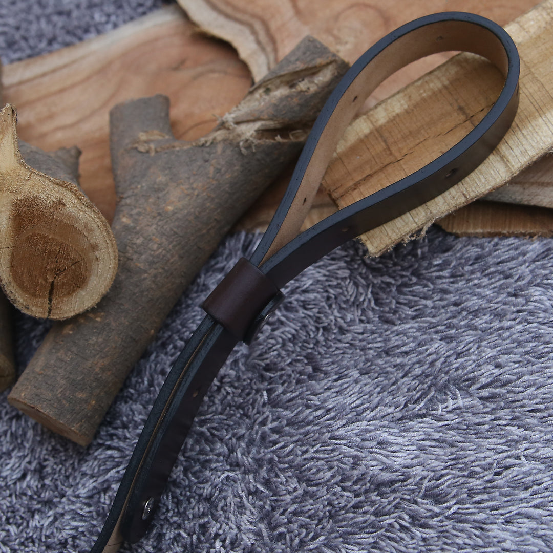 Handmade Tooled Custom Leather Sling - Personalized