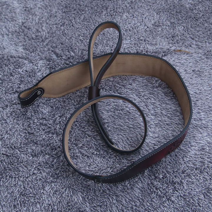 Handmade Tooled Custom Leather Sling - Personalized