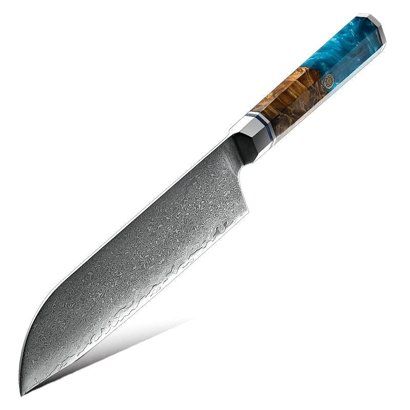 Allure Professional Gifts – Allure Professional Japanese VG10 Damascus 8-Pcs Knife Set with Exotic Olive Burl Wood &amp; Resin Handle – shokuninusa