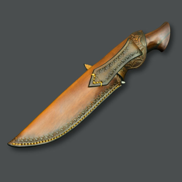 Aphrodite Knife – Aphrodite Japanese Hunting Utility Knife with Exotic Sandalwood Handle – shokuninusa