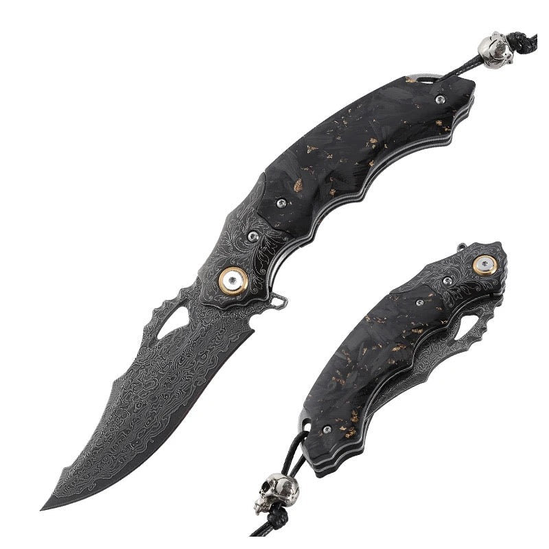 Carbon Knife – Black gold EDC Gentlemen&
