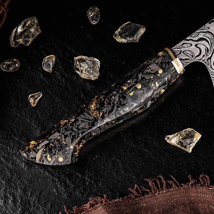 Increda Knife - Increda Japanese Chef Knife VG-10 Damascus Steel Blade with Carbon Fiber Handle and - Shokunin USA