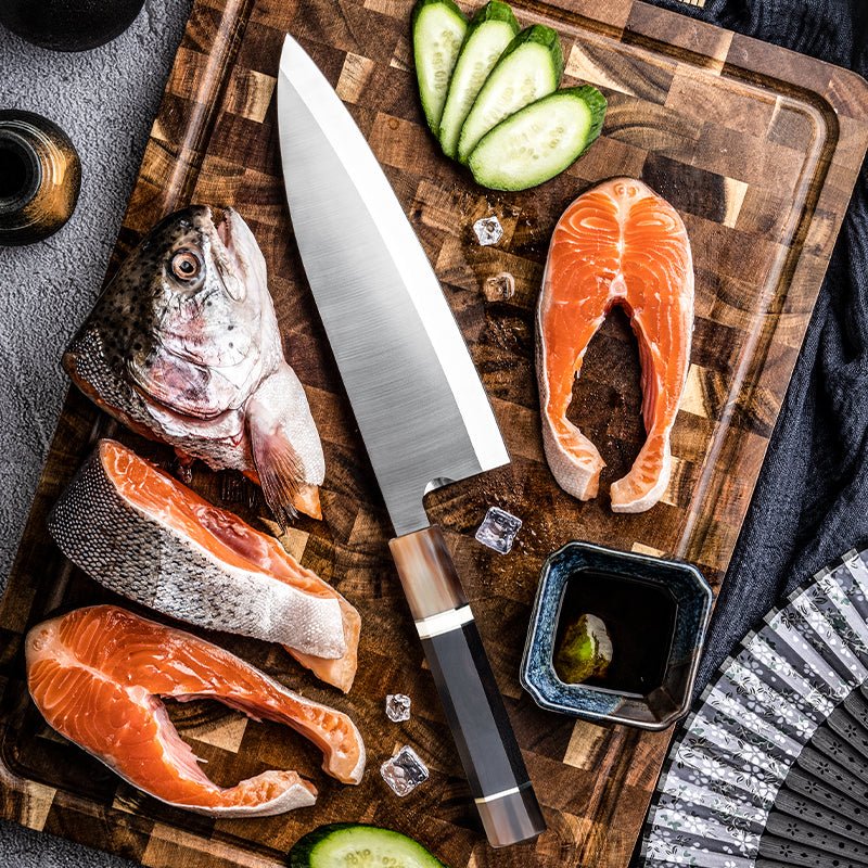 Crystal Knife – Crystal Damascus Chef&