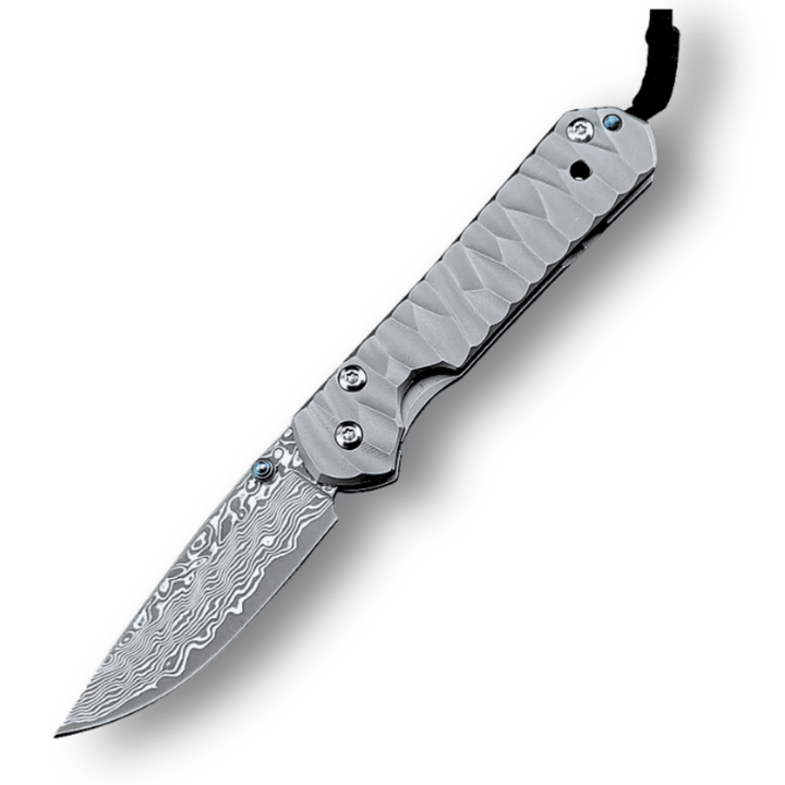 Japanese EDC Knife – Diamond Japanese EDC Pocket Knife with VG10 Damascus Blade, Titanium Handle &amp; Sheath – shokuninusa
