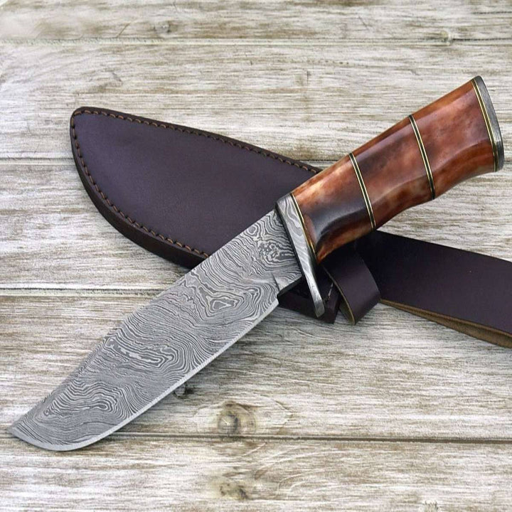Horizon Bowie Knife - Horizon Bowie Knife with Bone Handle - Shokunin USA