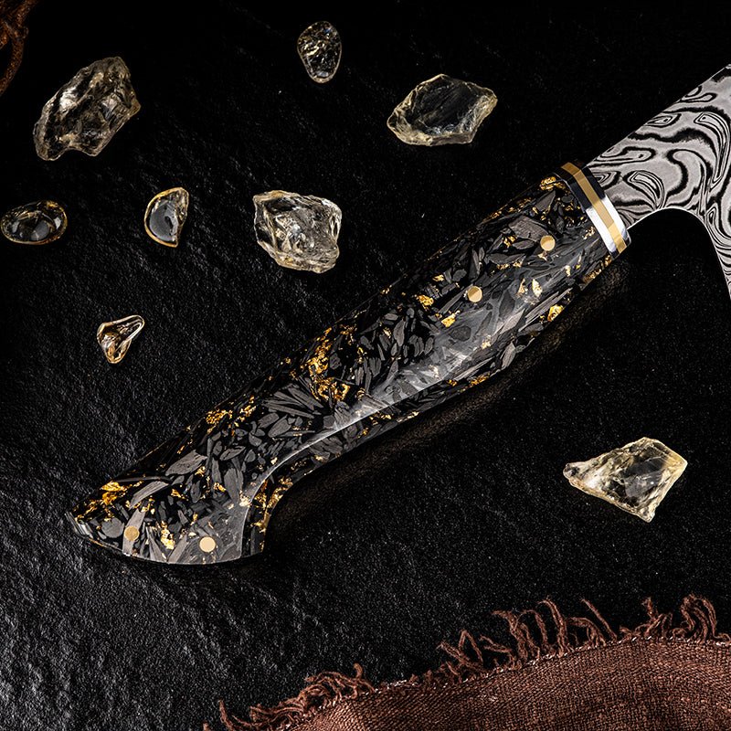 Increda Knife – Increda Japanese Chef Knife VG-10 Damascus Steel Blade with Carbon Fiber Handle and Sheath – shokuninusa