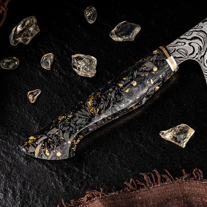 Increda Knife – Increda Japanese Chef Knife VG-10 Damascus Steel Blade with Carbon Fiber Handle and Sheath – shokuninusa
