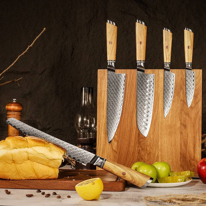 Jasmine Knife Sets – Jasmine Knife Set 5 Piece VG10 Damascus Steel Japanese Professional Chef knife Set. – shokuninusa