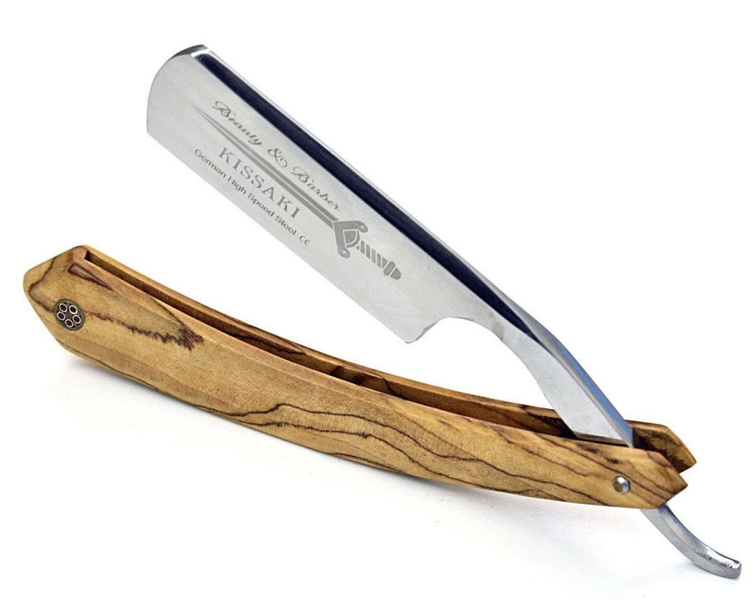 Kissaki Engraved Razor – Kissaki Straight Edge Razor – shokuninusa