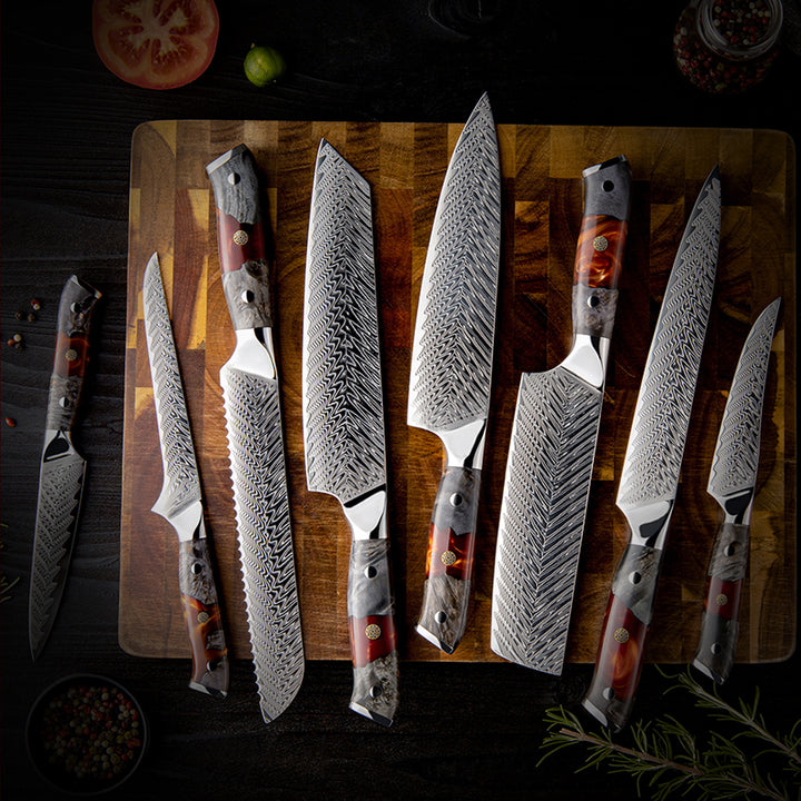 Damascus Chef knife Set - Shokunin USA