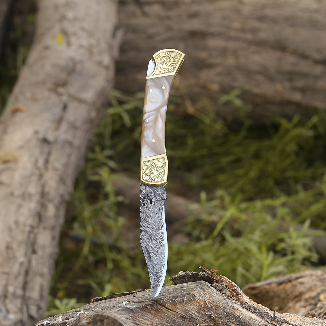 Damascus Pocket Knives - Shokunin USA