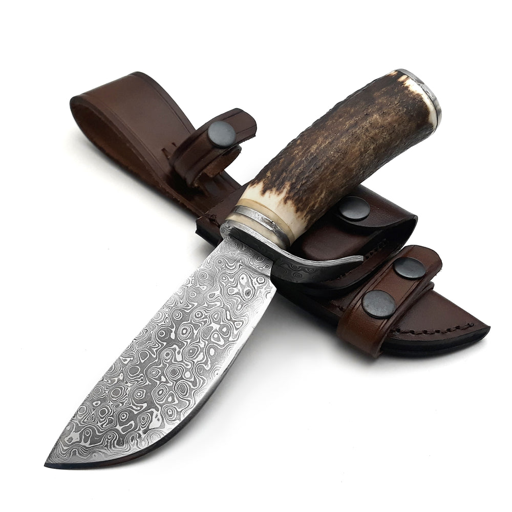 Antler Handle Knife - Staghorn - Shokunin USA