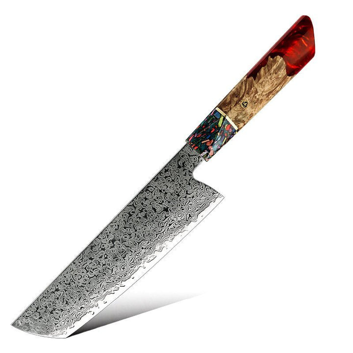 Pristine Knife – Pristine Japanese Chef Knife Set with VG-10 Damascus Steel Exotic Stabilized Olive Wood Handle &amp; Sheath – shokuninusa