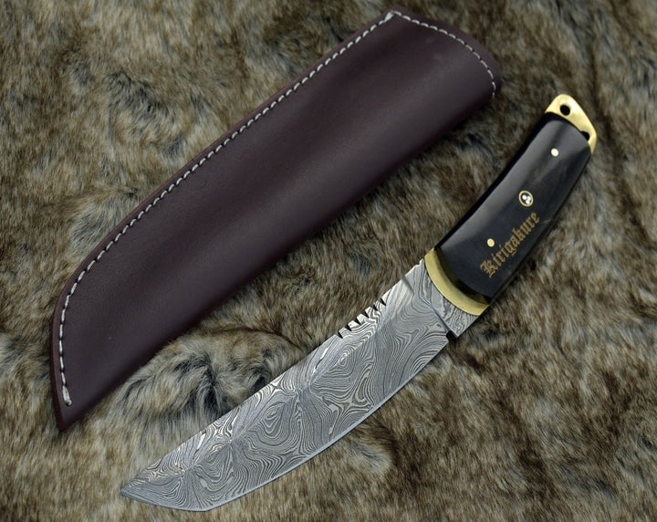 Knives Resonance Every – Resonance Every Day Carry Fixed Blade Knife with Ram Horn Handle – shokuninusa
