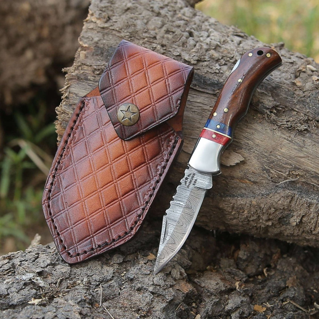 Rogue Pocket Knife with Rosewood Handle - Shokunin USA