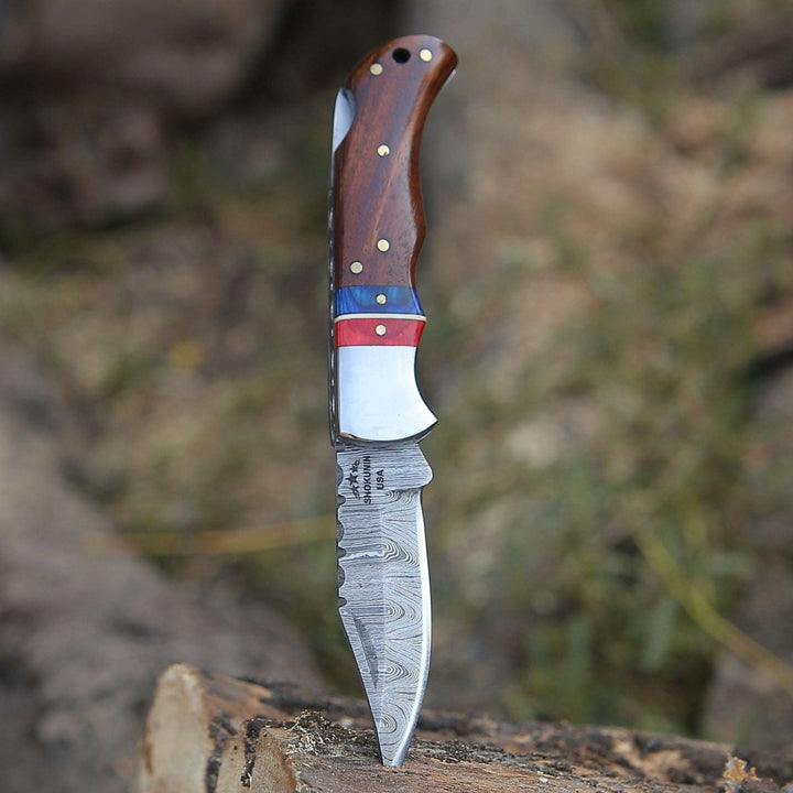 Rogue Pocket Knife – Rogue Pocket Knife with Rosewood Handle – shokuninusa