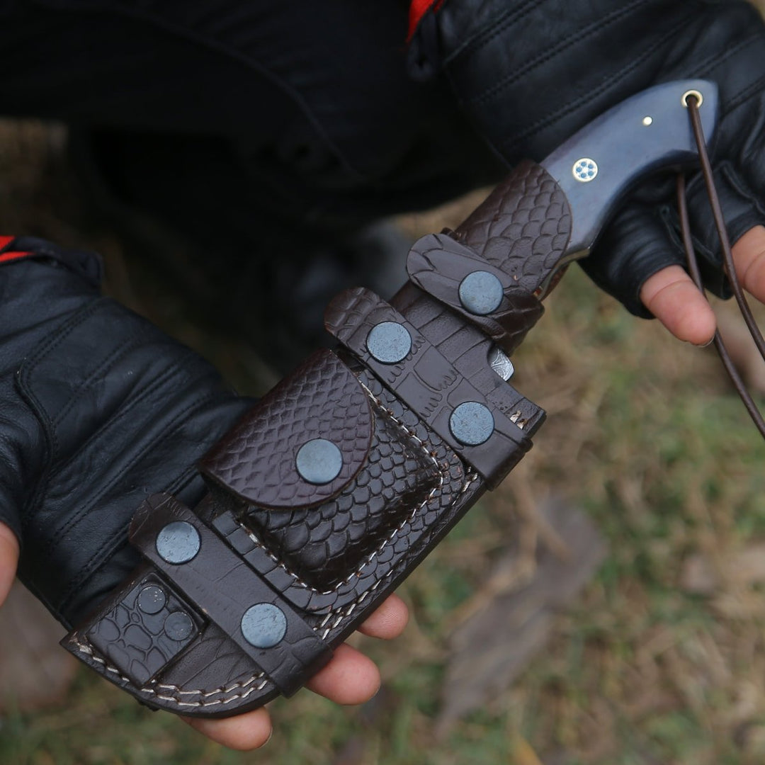 ShadowRidge Damascus Knives – ShadowRidge Damascus Steel Premium Tracker Knife – shokuninusa