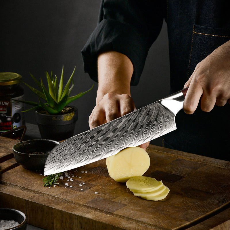 Splendor VG10 Knives – Splendor Knife Set 4 Piece VG10 Damascus Steel with Pakkawood Handle &amp; Sheath – shokuninusa