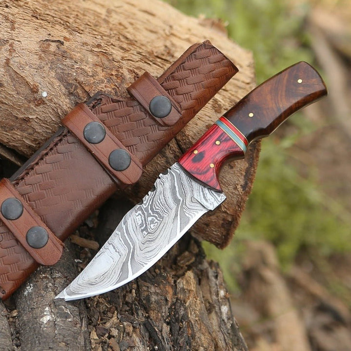 Toys &amp; Games – Sting Damascus Hunting Knife with Rosewood Handle – shokuninusa