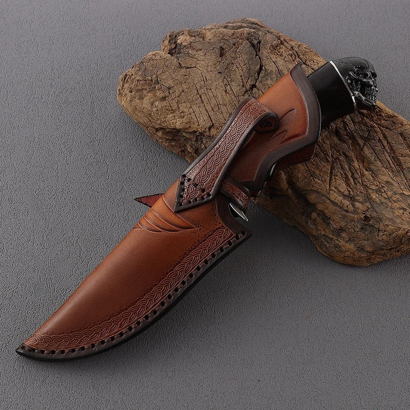 Stormfury Skinning Knives – Stormfury Handmade Japanese Fixed Blade Hunting Knife VG10 Damascus Steel Blade – shokuninusa