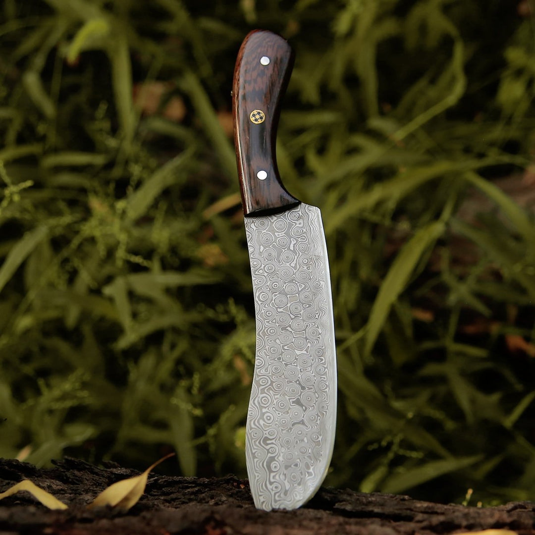 Wenge Handle – Super Cut Damascus Chef&