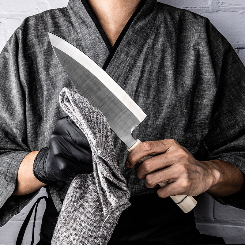 Terra Knife – Terra Professional Chef Knife with Faux Ivory Handle – shokuninusa