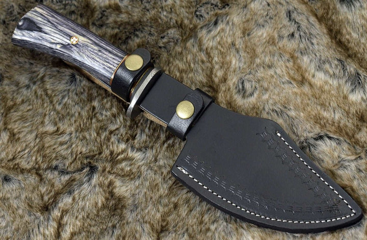Hatchets - Titan Damascus Axe with Pakkawood Handle - Shokunin USA