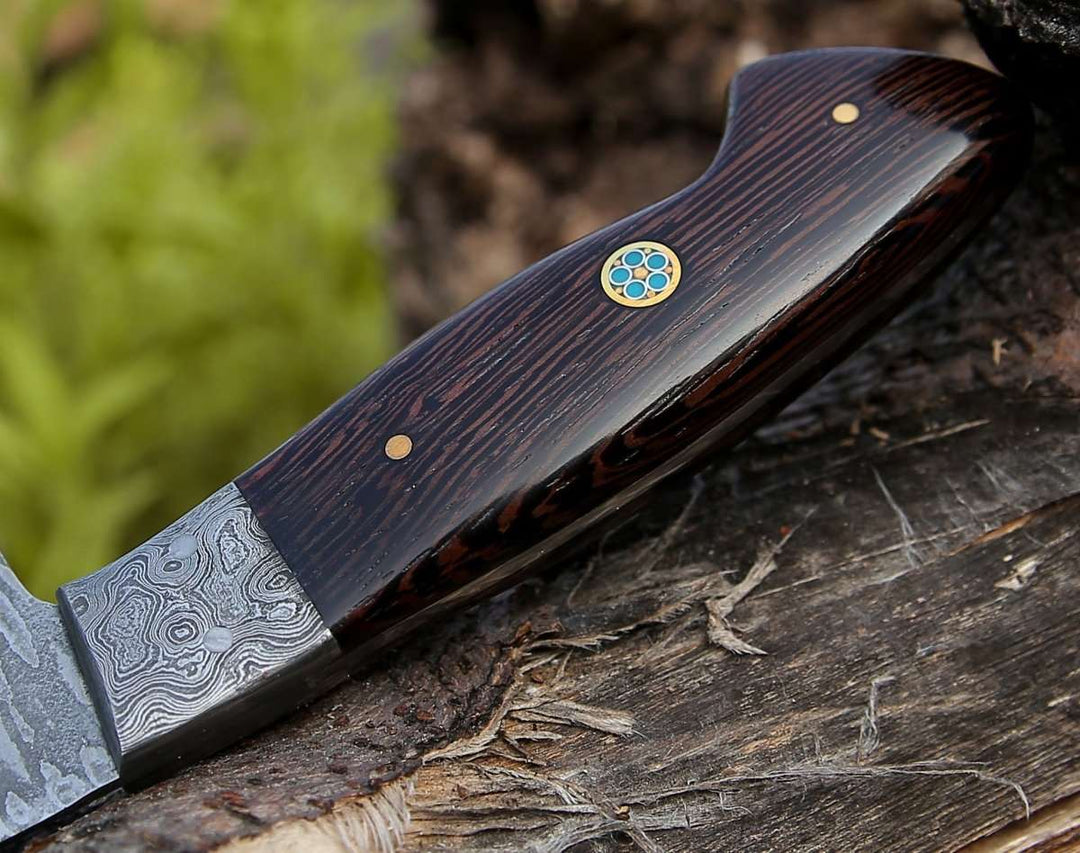 Chef knife - Duece Custom Chef Knife with Exotic Wenge Wood Handle - Shokunin USA