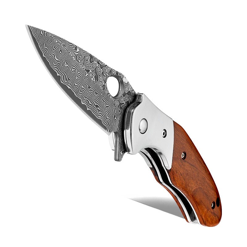 Multitool - Polar Pocket Knife with Exotic Sandal Wood Handle - Shokunin USA