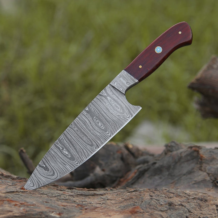 Chef knife. - Stellar Chef's Knife with Exotic Wenge Wood Handle - Shokunin USA