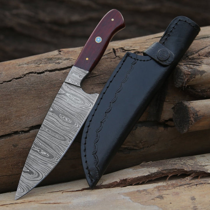 Chef knife. - Stellar Chef's Knife with Exotic Wenge Wood Handle - Shokunin USA